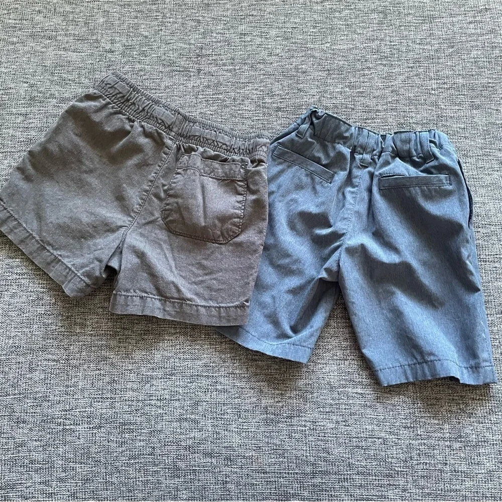 Kids Casual Shorts bundle size 5 Gray and Blue casual wear play-wear toddler